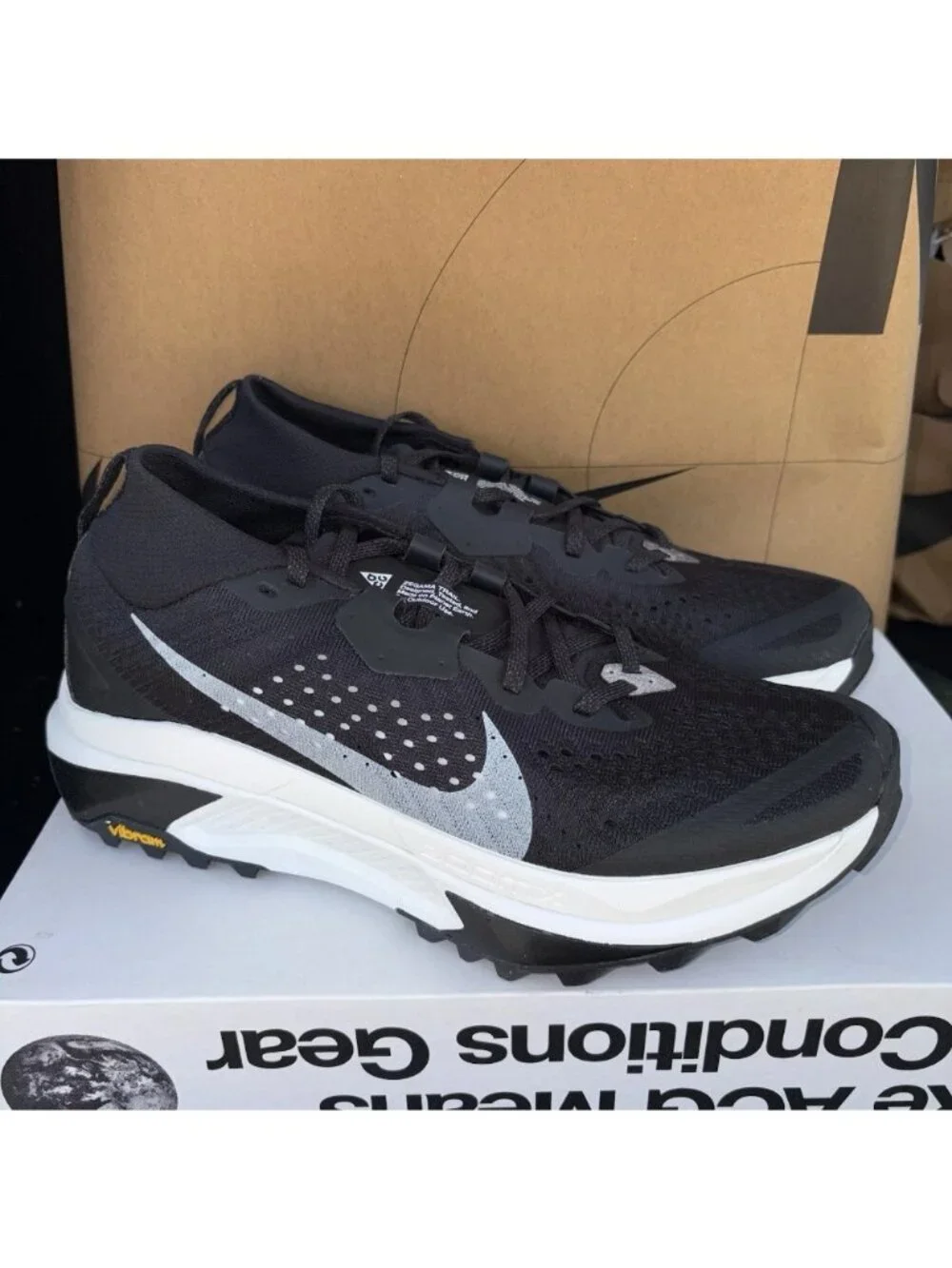 NEW Nike ZoomX ACG Zegama Black Anthracite White HV8113-001 Men Size 11